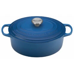Le Creuset 5 Qt. Signature Oval Dutch Oven W/Stainless Steel Knob - Marseille- Personalized Engraving Available