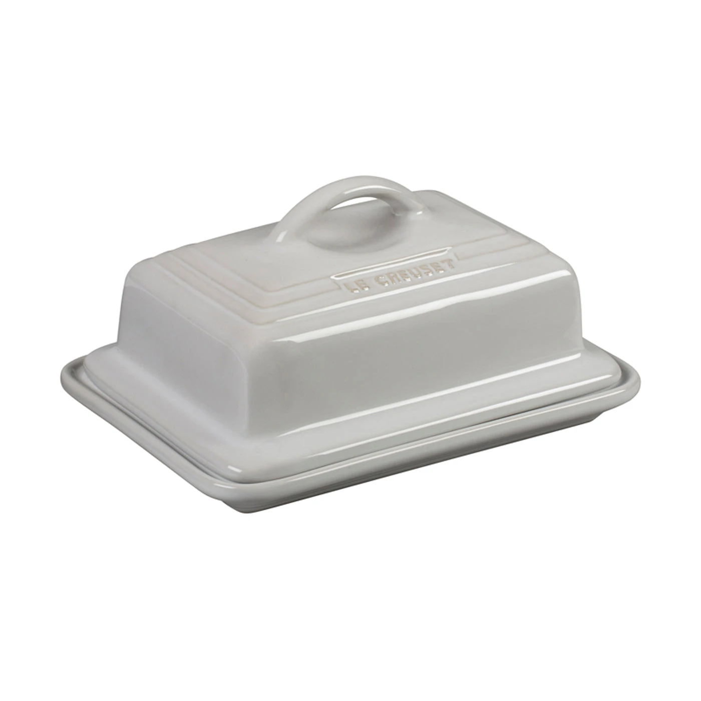 Le Creuset 6 3/4" X 5" Heritage Butter Dish - White 1 Le Creuset 6 3/4" X 5" Heritage Butter Dish - White