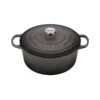 Le Creuset 7 1/4 Qt. Signature Round Dutch Oven W/Stainless Steel Knob - Oyster- Personalized Engraving Available