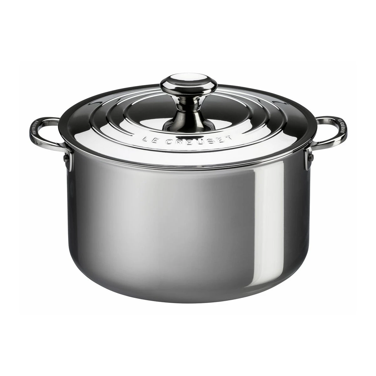 Le Creuset 7 Qt. Stockpot W/Lid - Stainless Steel 1 Le Creuset 7 Qt. Stockpot W/Lid - Stainless Steel