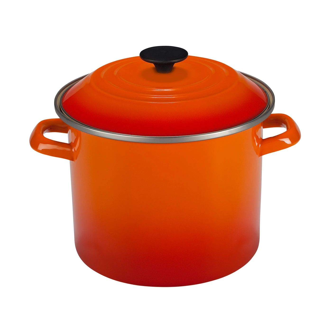 Le Creuset 8 Qt. Stockpot - Flame 1 Le Creuset 8 Qt. Stockpot - Flame