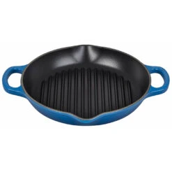 Le Creuset 9 3/4" Signature Deep Round Grill Pan - Marseille