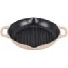 Le Creuset 9 3/4" Signature Deep Round Grill Pan - Meringue