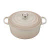 Le Creuset 9 Qt. Signature Round Dutch Oven W/Stainless Steel Knob - Meringue- Personalized Engraving Available