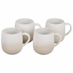 Le Creuset Set Of 4 - 13 Oz. Heritage Mugs - Meringue