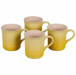 Le Creuset Set Of 4 - 14 Oz. Mugs - Soleil/Sun