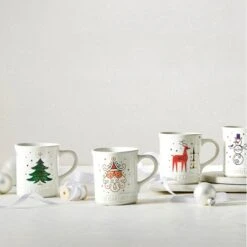 Le Creuset Noel Collection: 14 Oz. Tree Mug - White W/ Applique -Le Creuset Store n4 a5a81312 acd4 45da 9387 69faa7ded784