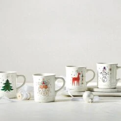 Le Creuset Noel Collection: 14 Oz. Reindeer Mug - White W/ Applique 8 Le Creuset Noel Collection: 14 Oz. Reindeer Mug - White W/ Applique -Le Creuset Store n4 e9e583b1 2999 4b1e a61d 66b0457bd201