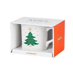 Le Creuset Noel Collection: 14 Oz. Tree Mug - White W/ Applique -Le Creuset Store nn 68ffad8b e1fc 4202 a7c4 5cae4a4fa82c